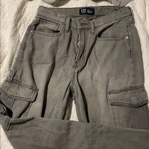 GAP Charcoal Utility Cargo Pants